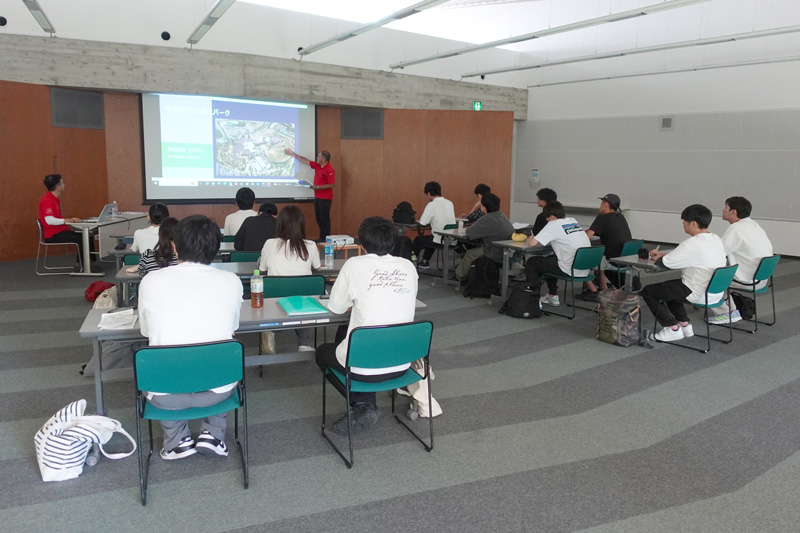 大西館長より加古川ウェルネスパークの全体説明