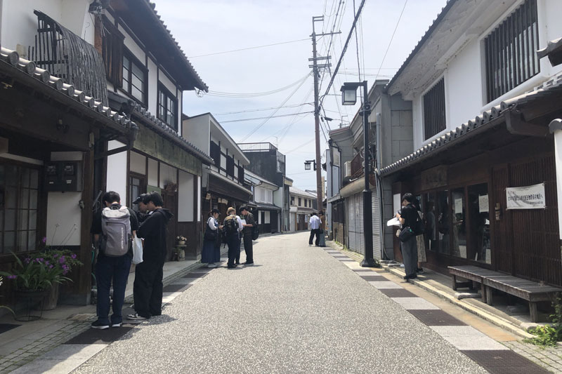 下川原町では住宅地図を使って町並みの変化を確認しました